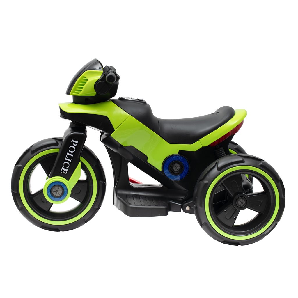 Baby Mix AKU policijski motor zeleni