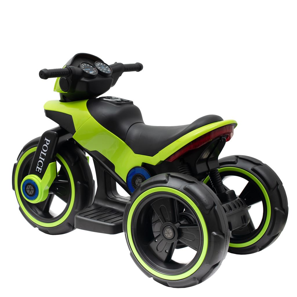 Baby Mix AKU policijski motor zeleni