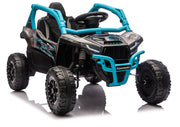 Licencirani buggy na akumulator Kawasaki JS330 - crno/plavi
