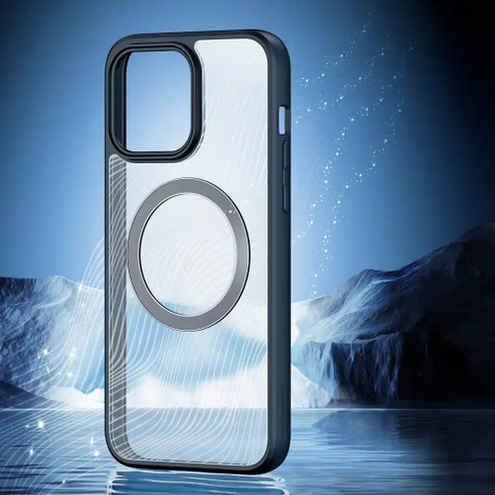 DUX DUCIS Aimo Mag – armored maska kompatibilna sa MagSafe za Apple iPhone 15 Pro Max crna