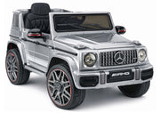Licencirani auto na akumulator Mercedes AMG G63 2x200W - sivi/lakirani