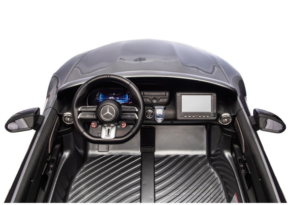 Licencirani auto na akumulator Mercedes GT63 AMG DK-GT63 24V - dvosjed - sivi/lakirani