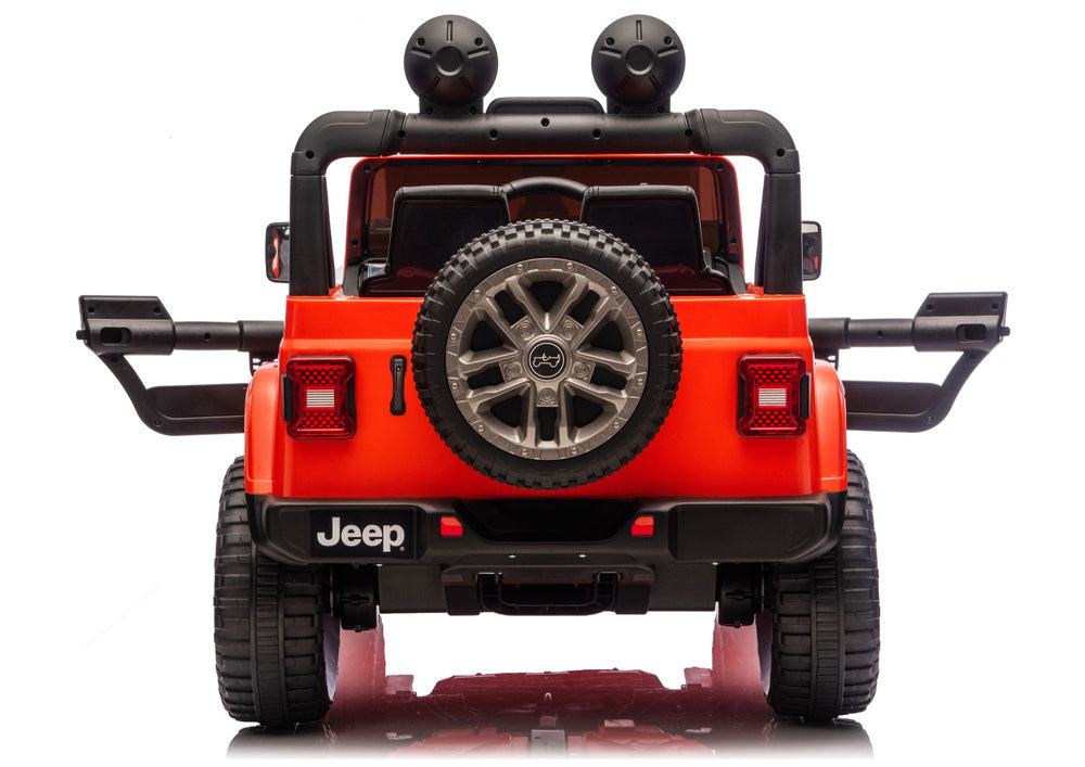 Licencirani auto na akumulator Jeep Rubicon 4x200W 24V - narančasti
