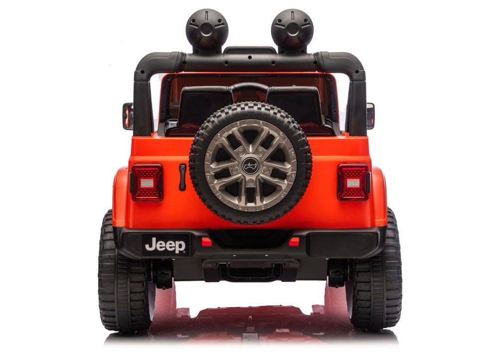 Licencirani auto na akumulator Jeep Rubicon 4x200W 24V - narančasti