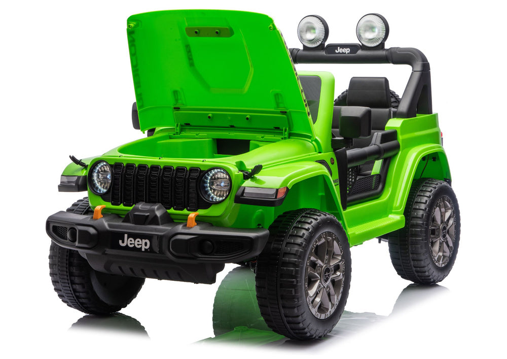 Licencirani auto na akumulator Jeep Rubicon 4x200W 24V - zeleni
