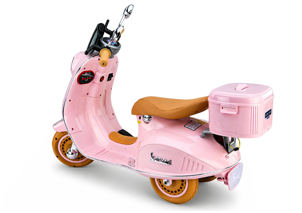 Licencirani motor na akumulator Vespa XW-05 35W - roza