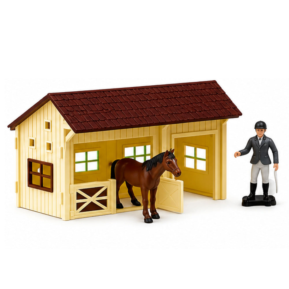 Farm Set With Tractor and Barn Animals Figures Accessories 37 pcs.