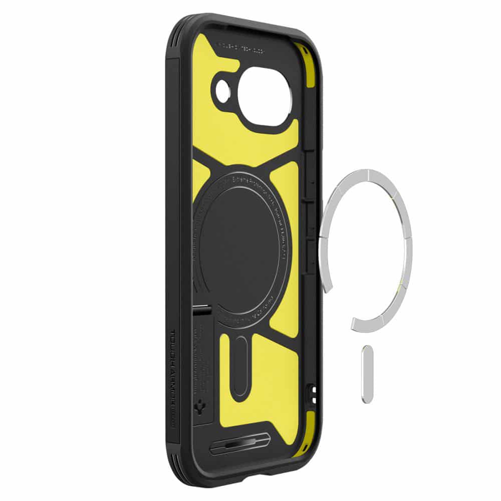 Spigen Tough Armor MagSafe (ACS11280) maska za Google Pixel 10a - Crna