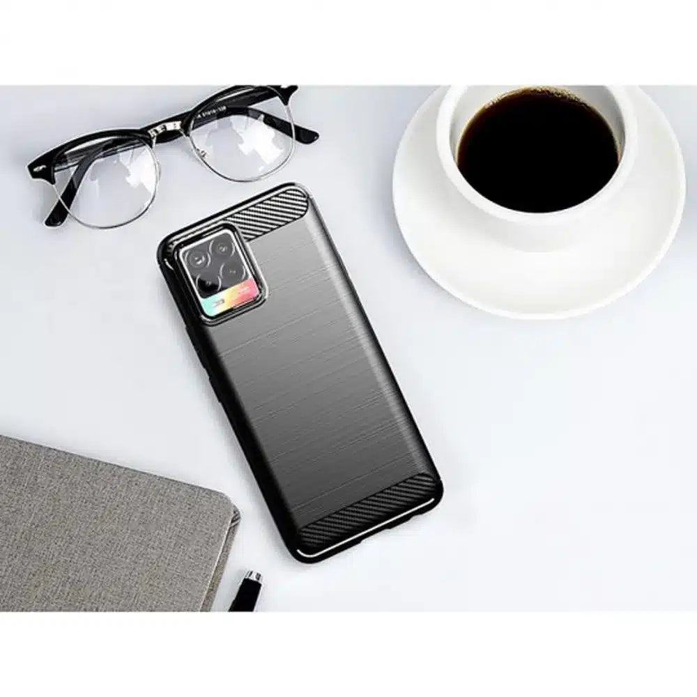 CARBON maska za REALME 8 crna