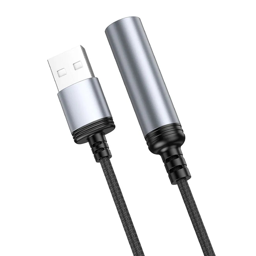 HOCO adapter za upaljač na USB A konektor UA30 30 cm - crni