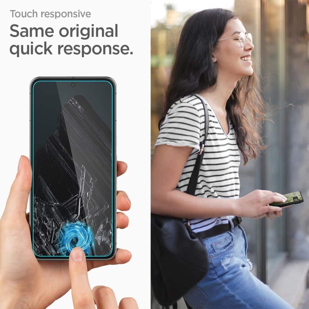 Spigen – Glas.tR Align Master (2 kom.) za Google Pixel 8 – Clear