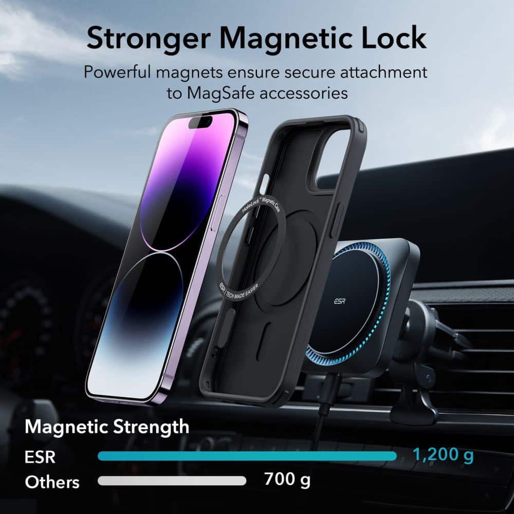 ESR CH HALOLOCK MAGSAFE MASKA ZA IPHONE 14 PRO MAX CRNA