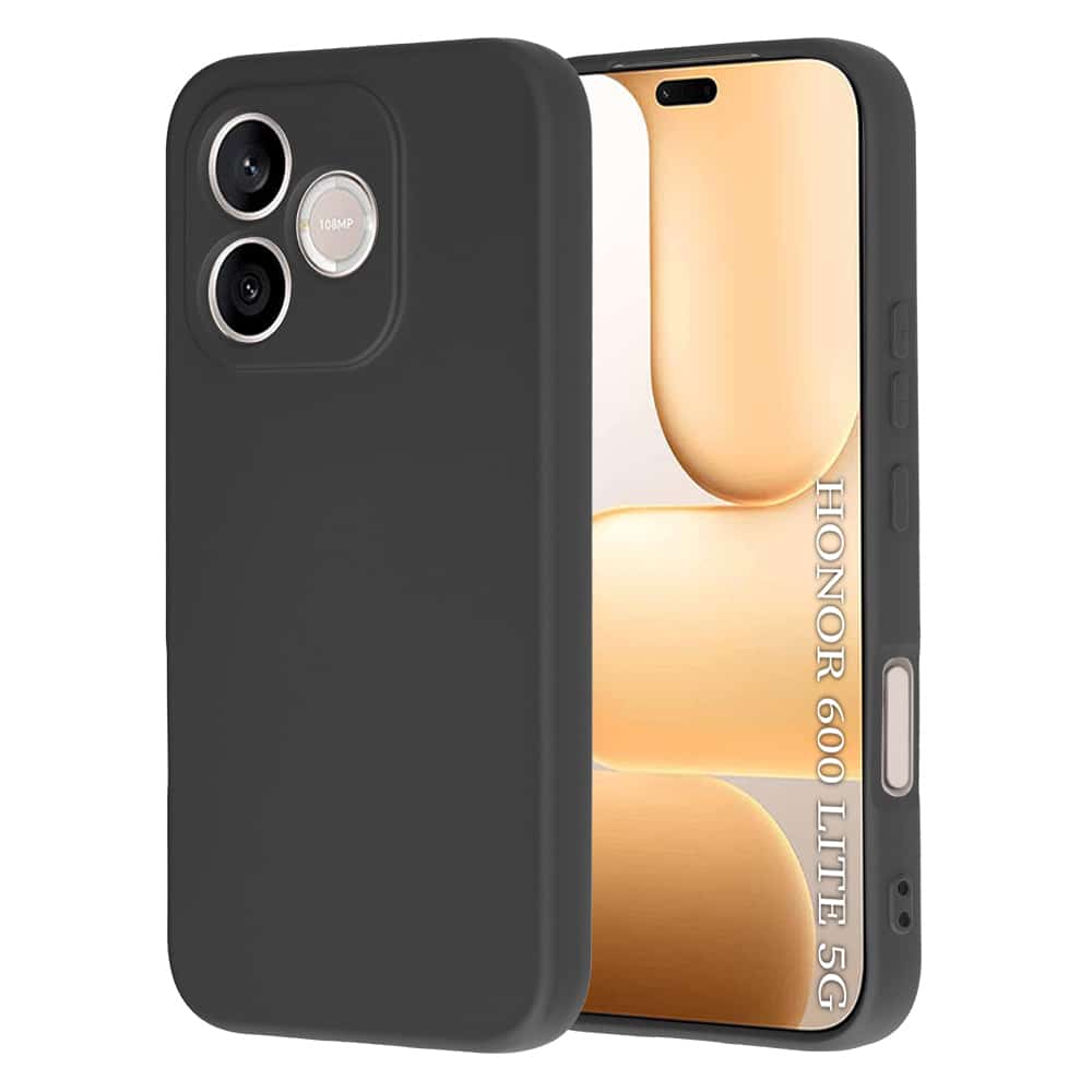 Techsuit SoftFlex silikonska maska za Honor 600 Lite – crna