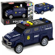 Car Special Unit Vehicle SWAT Lights Sounds Navy Blue 1:32