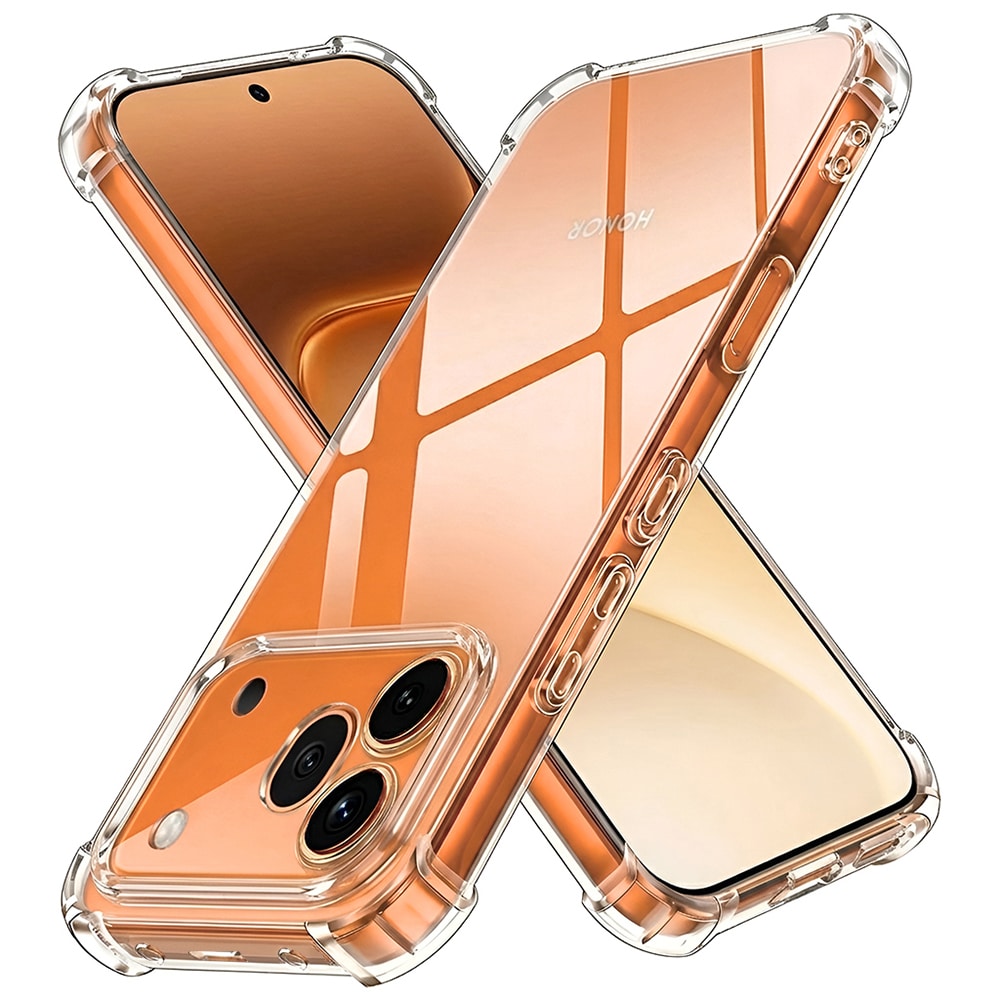 Techsuit Shockproof Clear Silicone prozirna maskica otporna na udarce za Honor 600 Pro