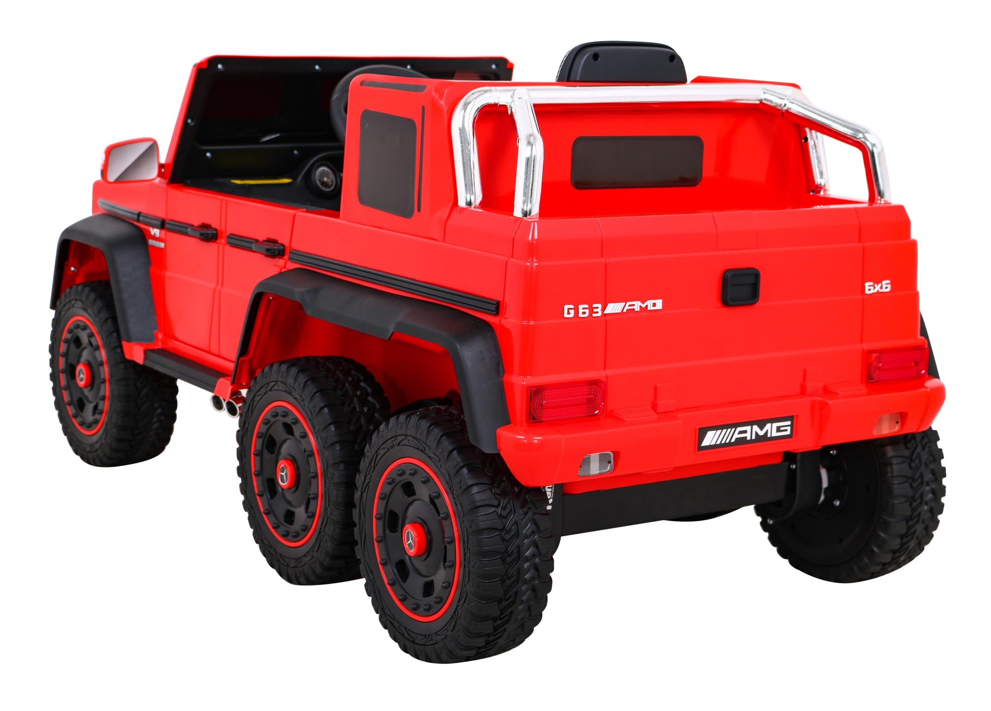Licencirani auto na akumultor Mercedes G63 6x6 AMG - crveni