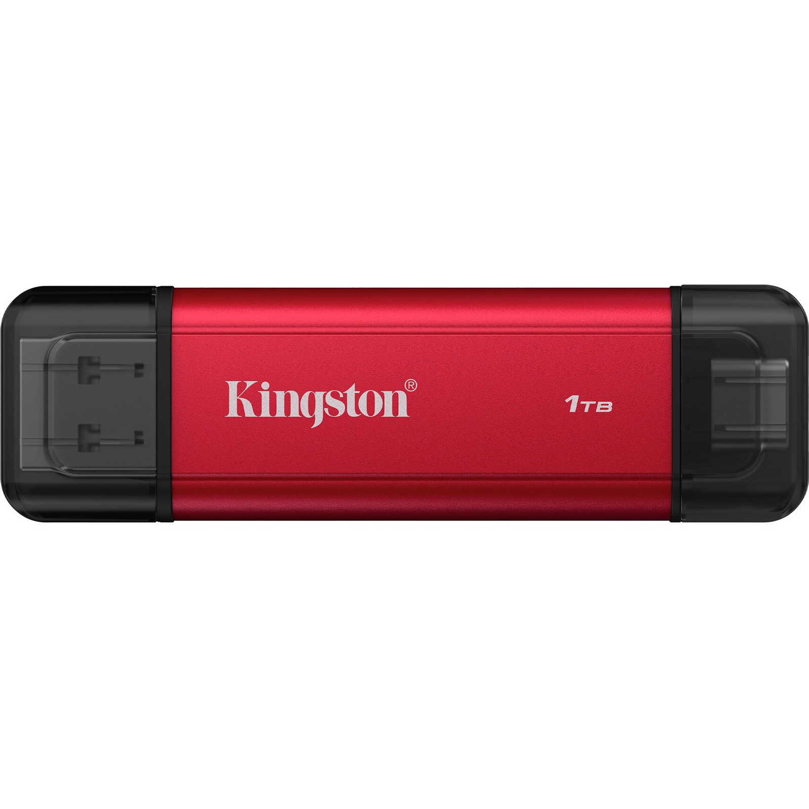 Kingston Technology Dual Portable 1 TB USB Type-A / USB Type-C 3.2 Gen 2 (3.1 Gen 2) Crno, Crveno