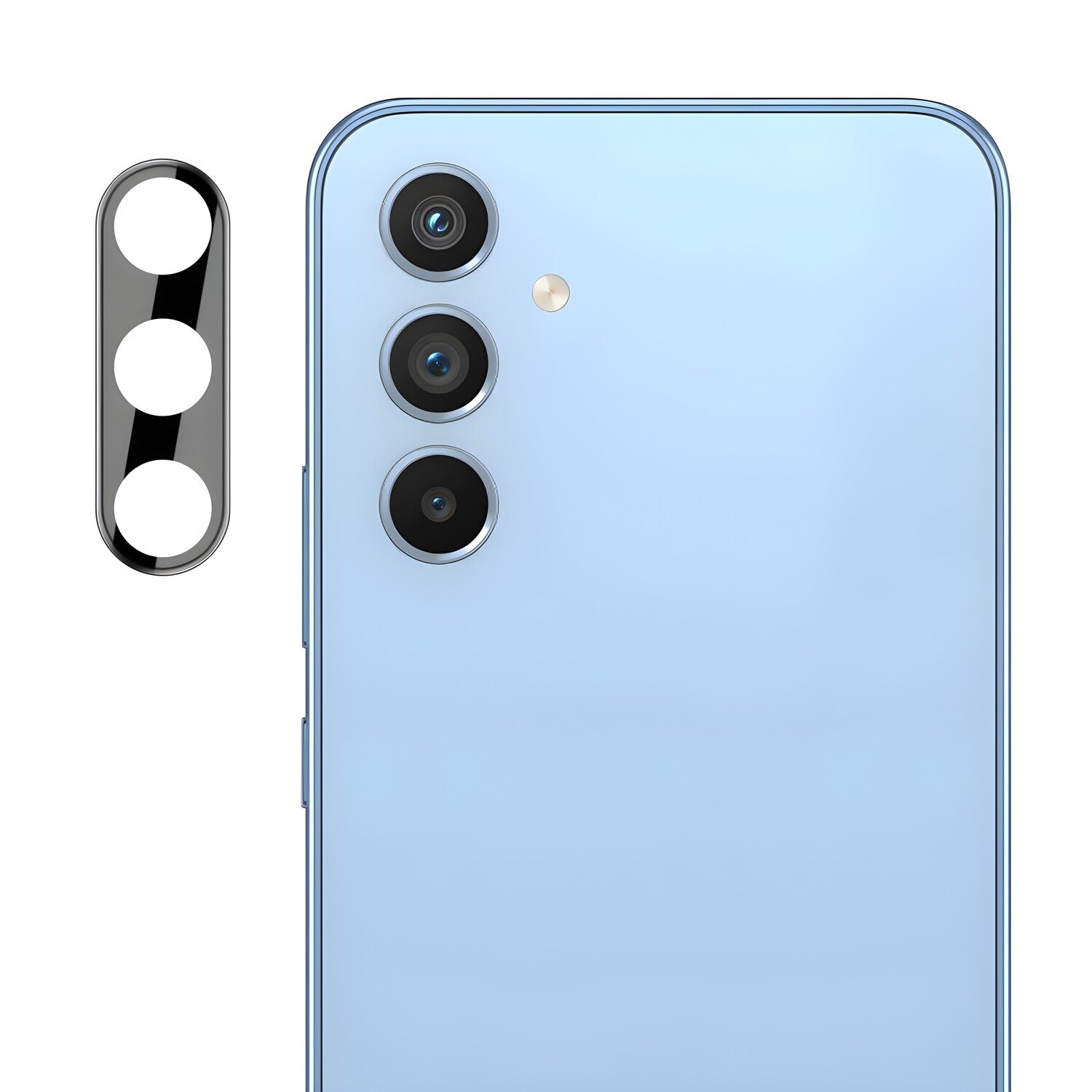 Techsuit zaštitno staklo za kameru za Samsung Galaxy A34 - Crna KP27082