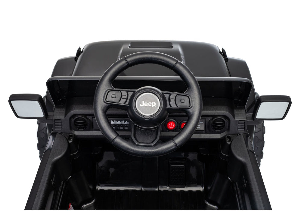 Jeep Rubicon DK-JWR558 24V Black Battery-Powered Vehicle