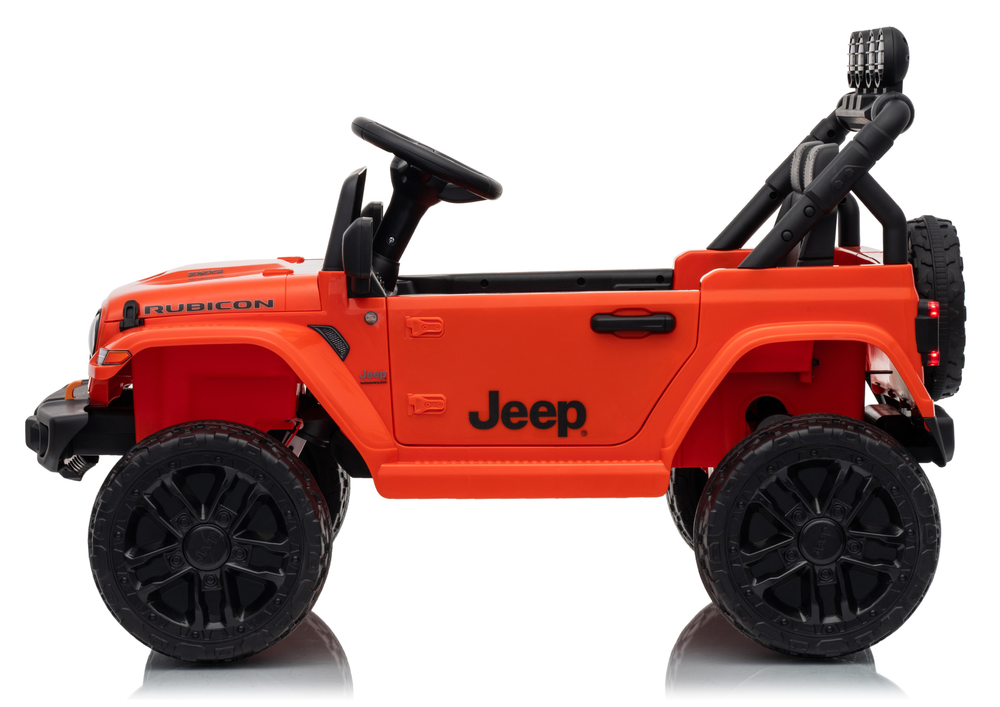 Jeep Rubicon DK-JWR558 24V Orange Battery-Powered Ride-On Vehicle
