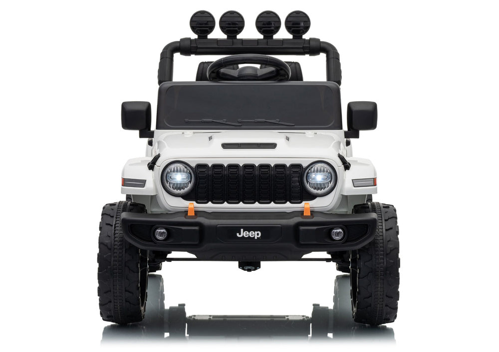 Jeep Rubicon DK-JWR558 24V White Battery-Powered Vehicle
