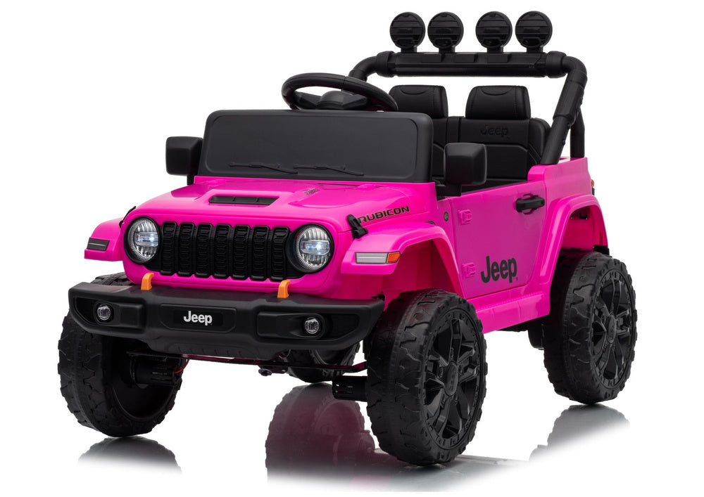 Jeep Rubicon DK-JWR558 24V Pink Battery-Powered Vehicle