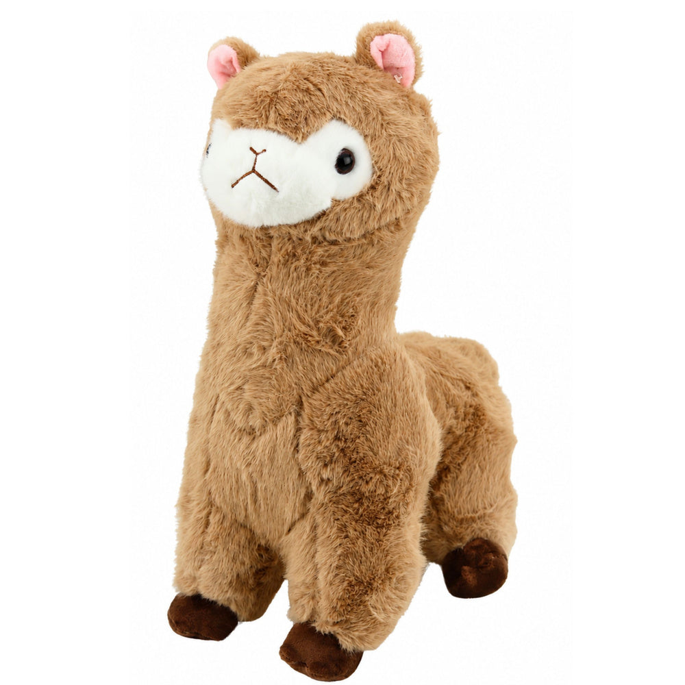 Plush Alpaca Llama Plush Toy Cuddly Toy Soft Fur Beige 38 cm