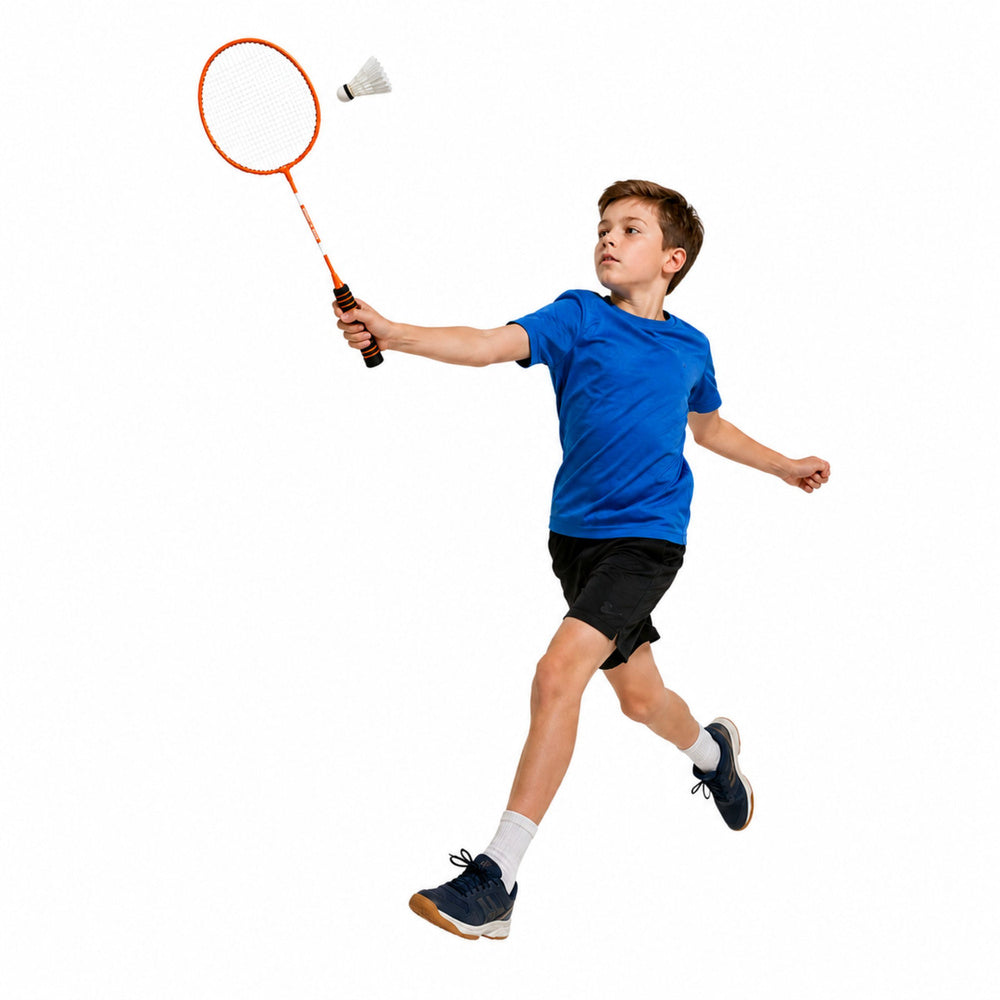 Reketi za badminton sa futrolom i lopticama 6u1 - narančasti