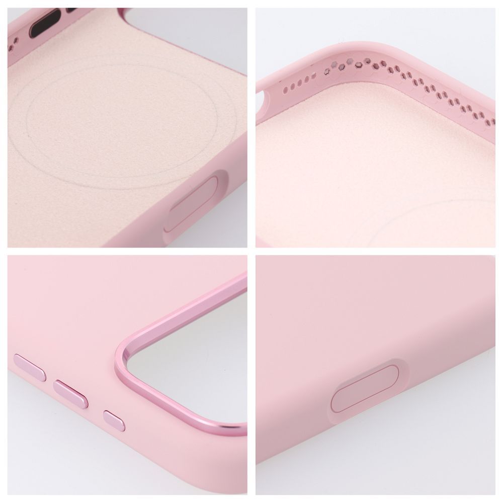 Samsung S26 Forcell F-Protect Frame Premium MagSafe kompatibilna maska - pink