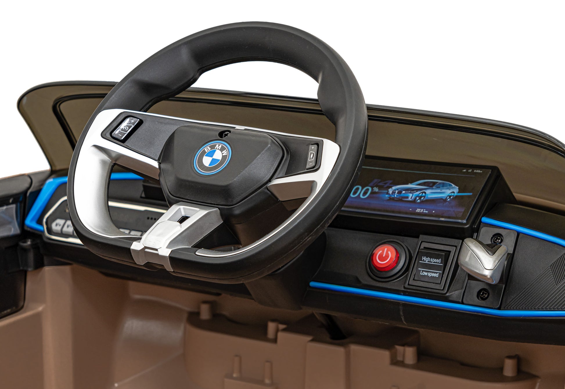 Licencirani auto na akumulator BMW i4 – zlatni