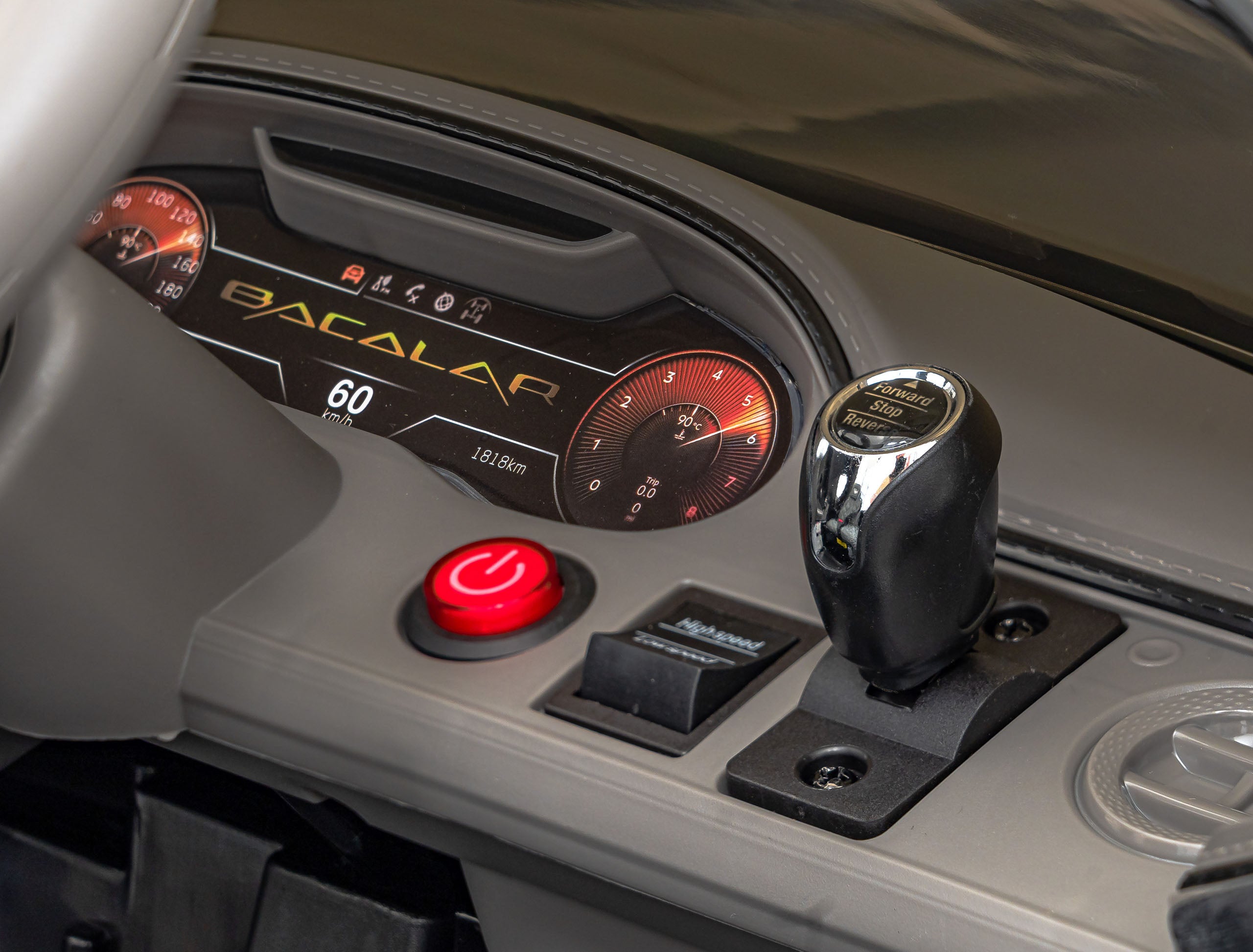 Licencirani auto na akumulator Bentley Bacalar - crni