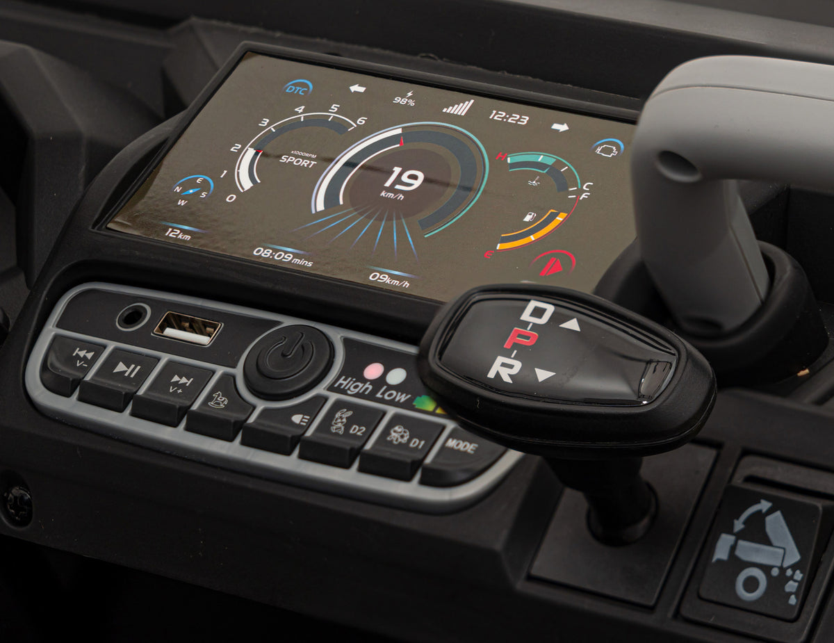 Auto na akumulator Pick-up Speed 900 4x4 - DVOSJED - crni
