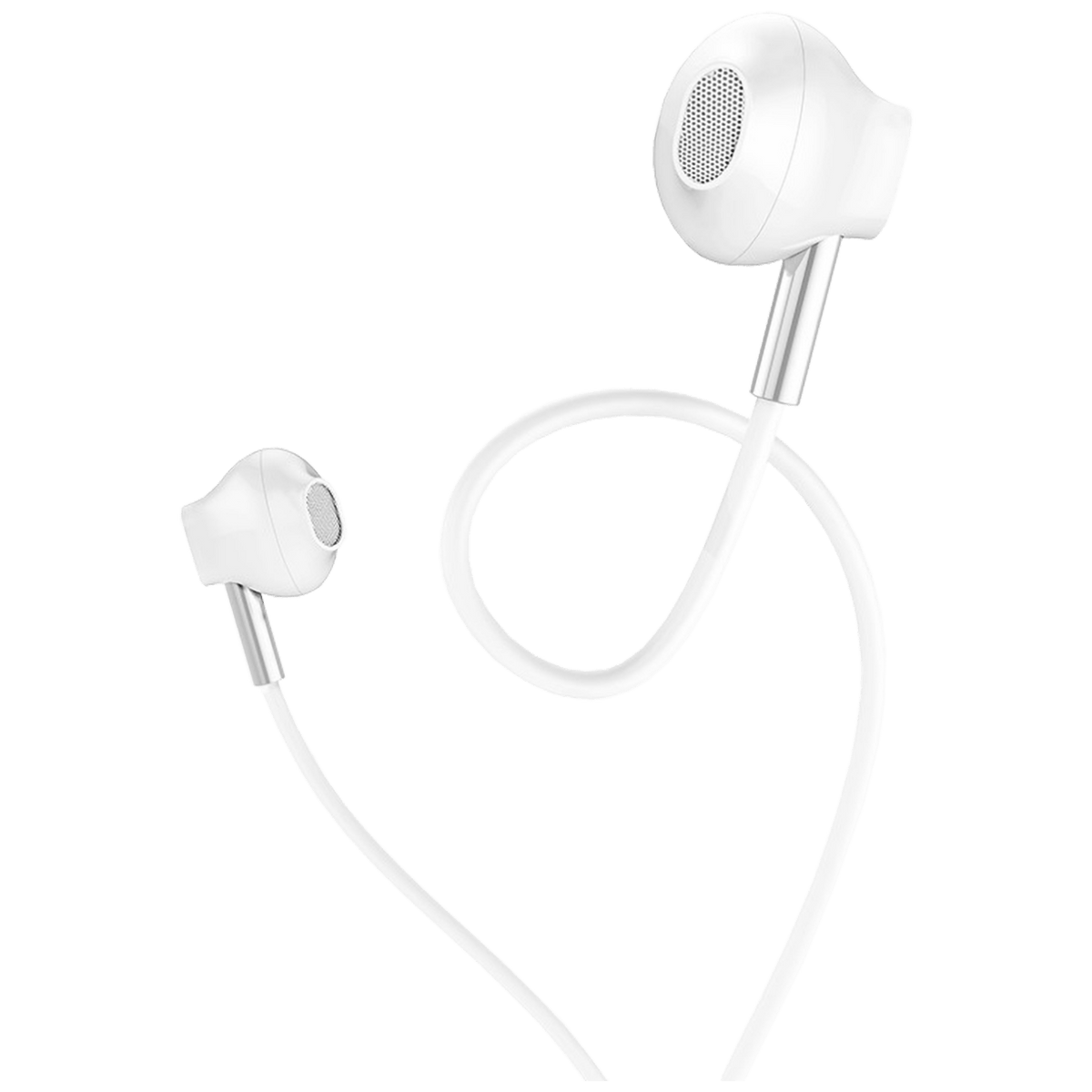 hoco. Slušalice sa mikrofonom, 3.5 mm,dužina kabela 1.2 met,bijela - M55 Memory sound White