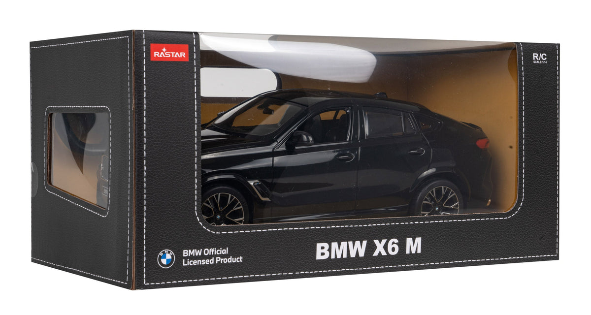 Licencirani auto na daljinsko upravljanje BMW X6 M 1:14 RASTAR - Crni