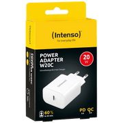 (Intenso) Punjač kučni, brzi, USB-C, 3A, 20W - Power Adapter W20C