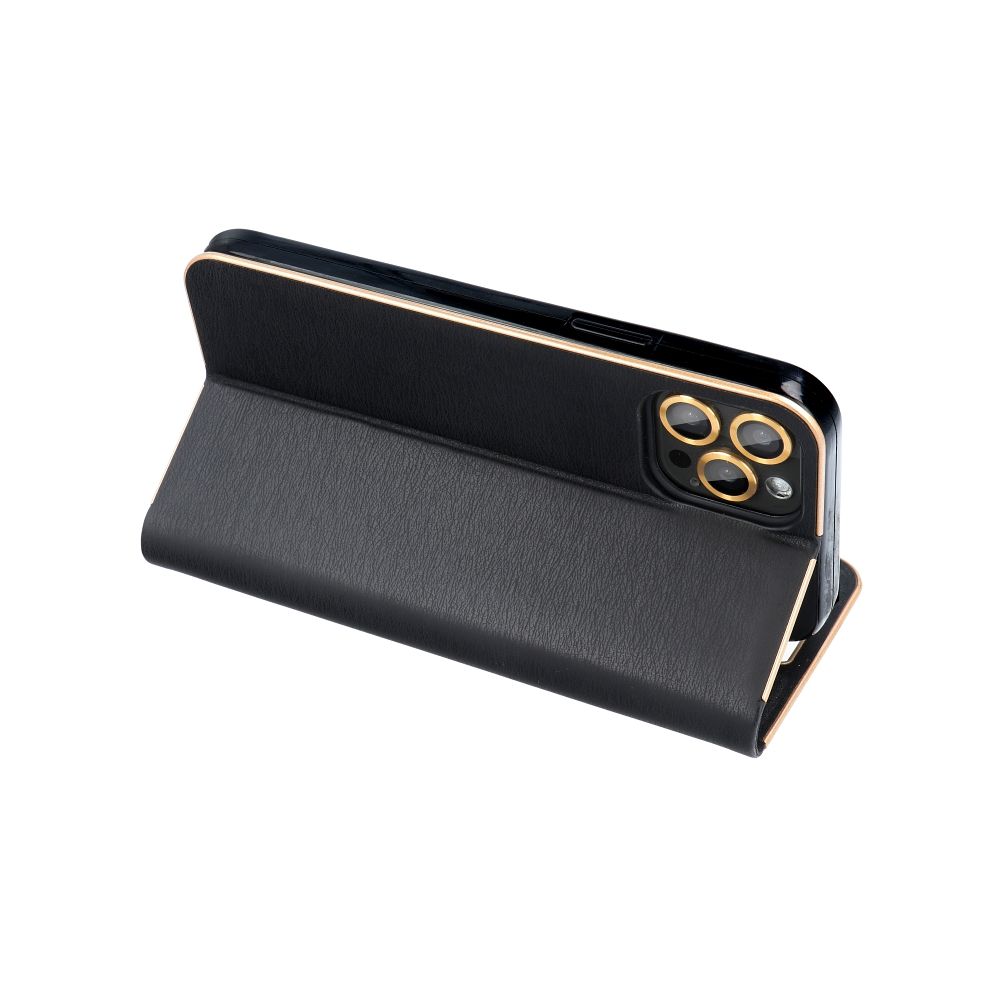 LUNA Book Gold preklopna futrola za XIAOMI Redmi Note 15 PRO PLUS 5G crna