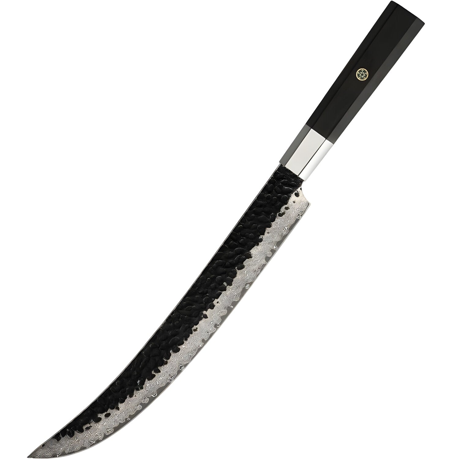 Damaskasti kuhinjski nož YU-37441 - Slicer / Smeđa KP37441