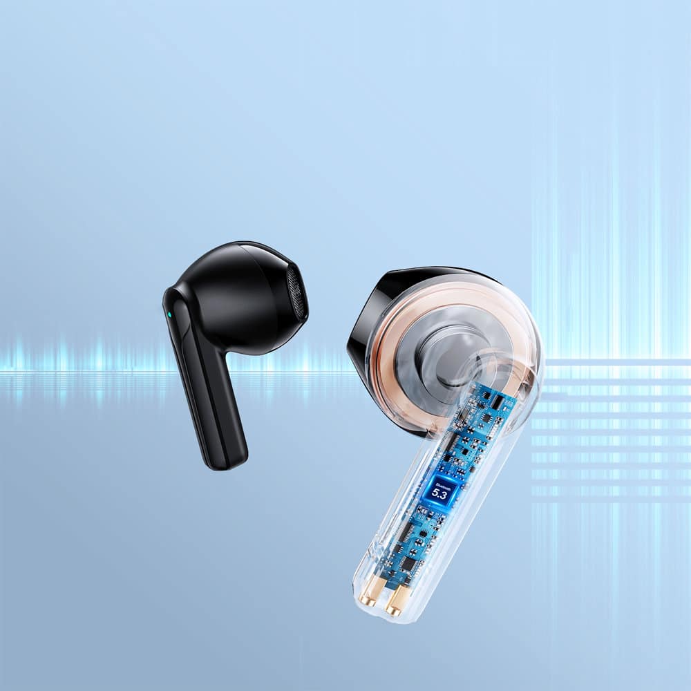 JoyRoom - bežične slušalice (JR-TL11) - ENC- vodootporne IPX4 -Bluetooth 5.3 - crne