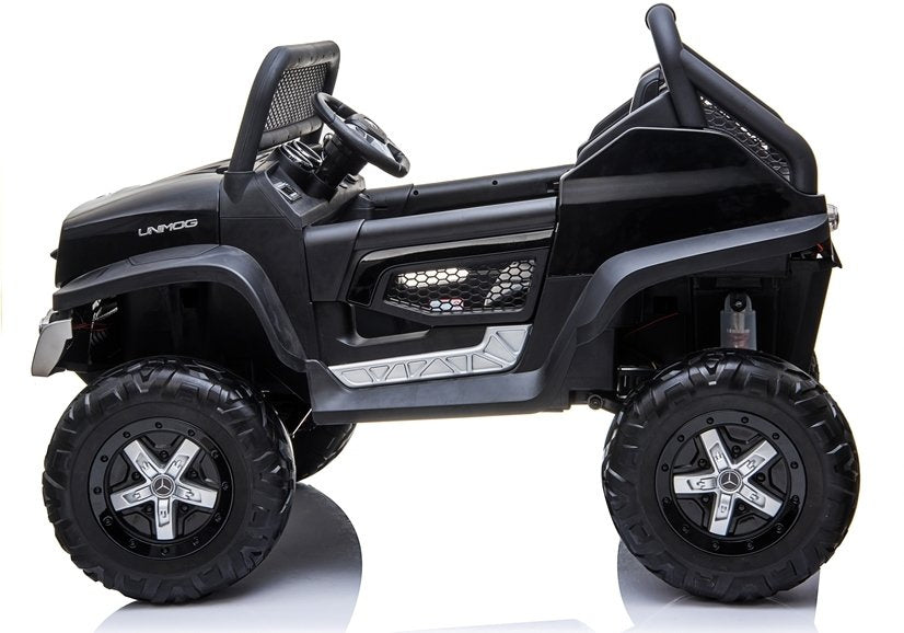 Licencirani auto na akumultor Mercedes Unimog – crni
