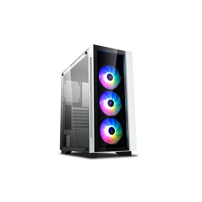DeepCool Matrexx 55 V3 ADD-RGB WH 3F Midi Tower Crno, Bijelo