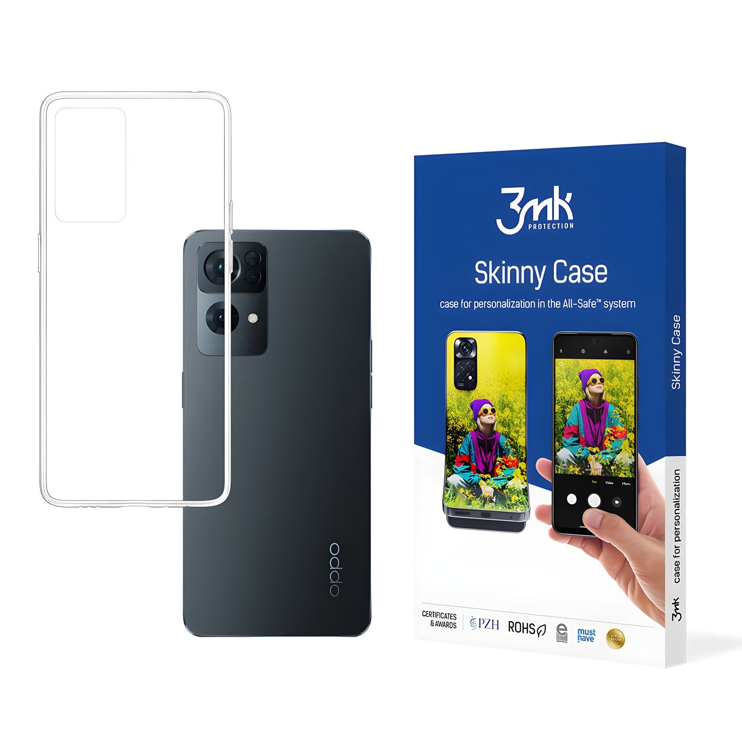 3mk Skinny futrola za Oppo Reno7 Pro 5G - Prozirna KP20161
