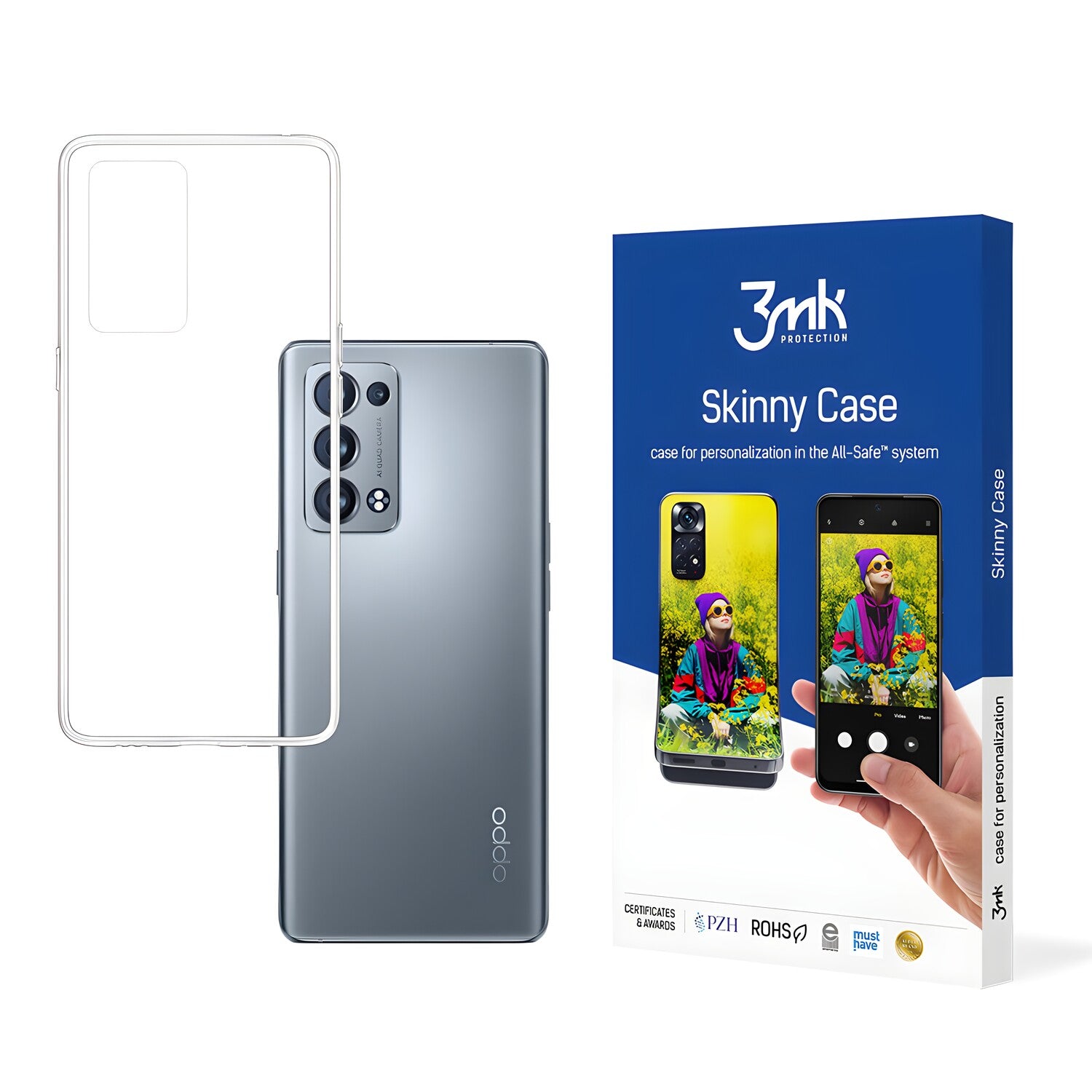 3mk Skinny futrola za Oppo Reno6 Pro 5G - Prozirna KP20184