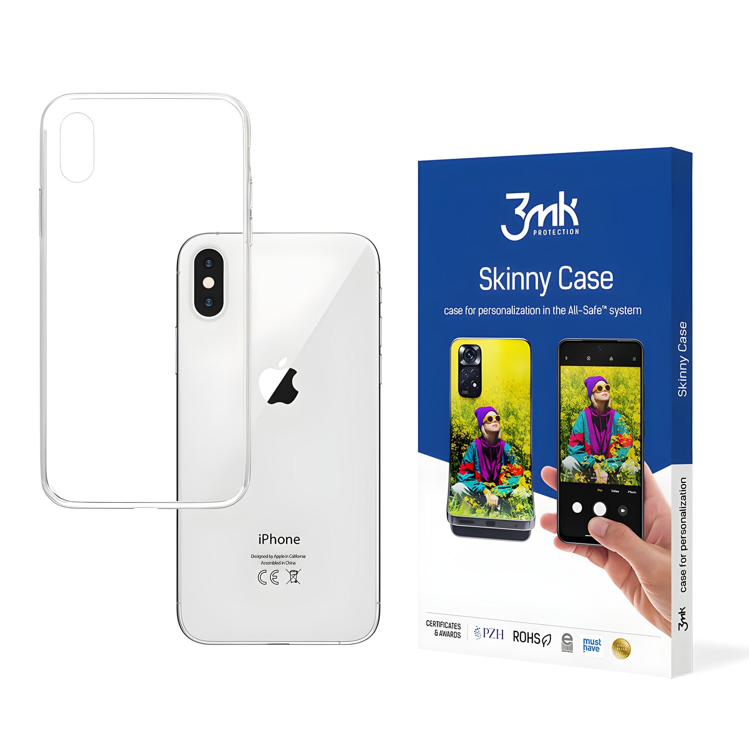 3mk Skinny futrola za Apple iPhone X/iPhone XS - Prozirna KP20200