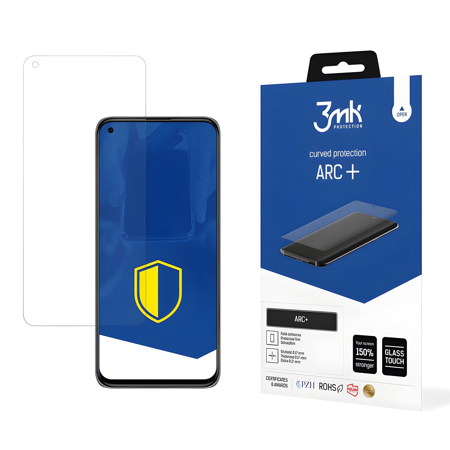 3mk Arc+ zaštitna folija za Xiaomi Mi 11 Lite 5G/Mi 11 Lite 4G - Prozirna KP20966