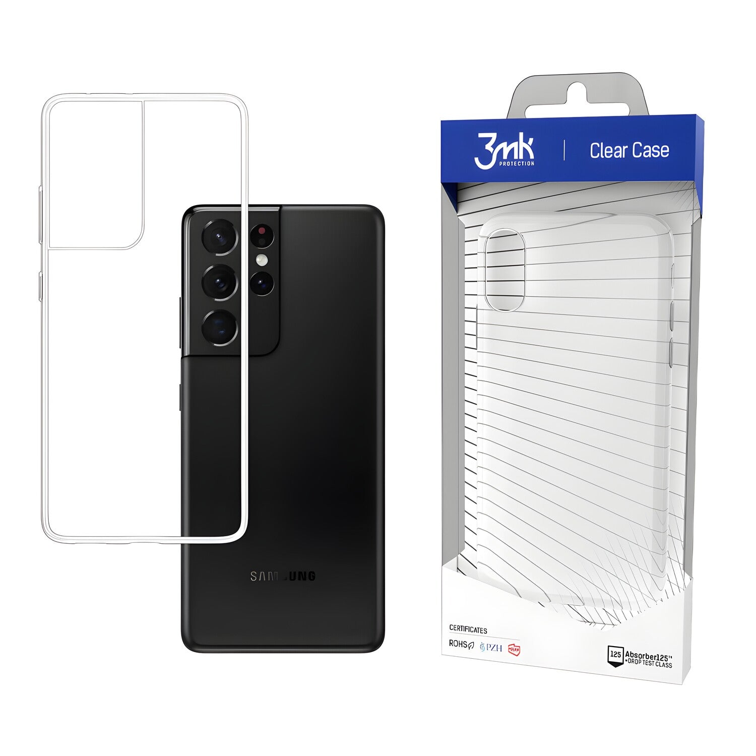 3mk Clear case futrola za Samsung Galaxy S21 Ultra 5G - Prozirna KP20648
