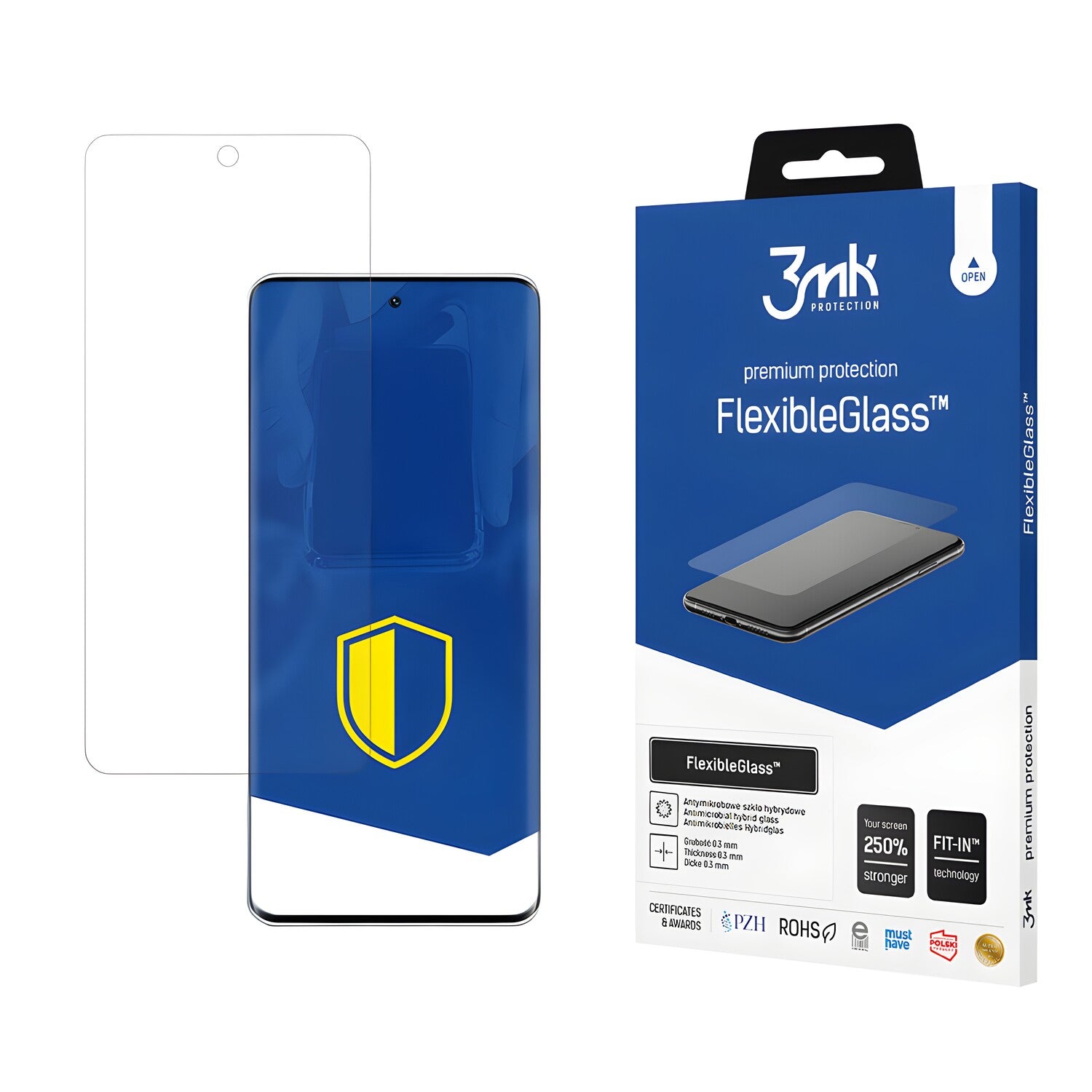 Zaštitno hibridno staklo 3mk FlexibleGlass za Xiaomi 12 Lite - Prozirna KP20459