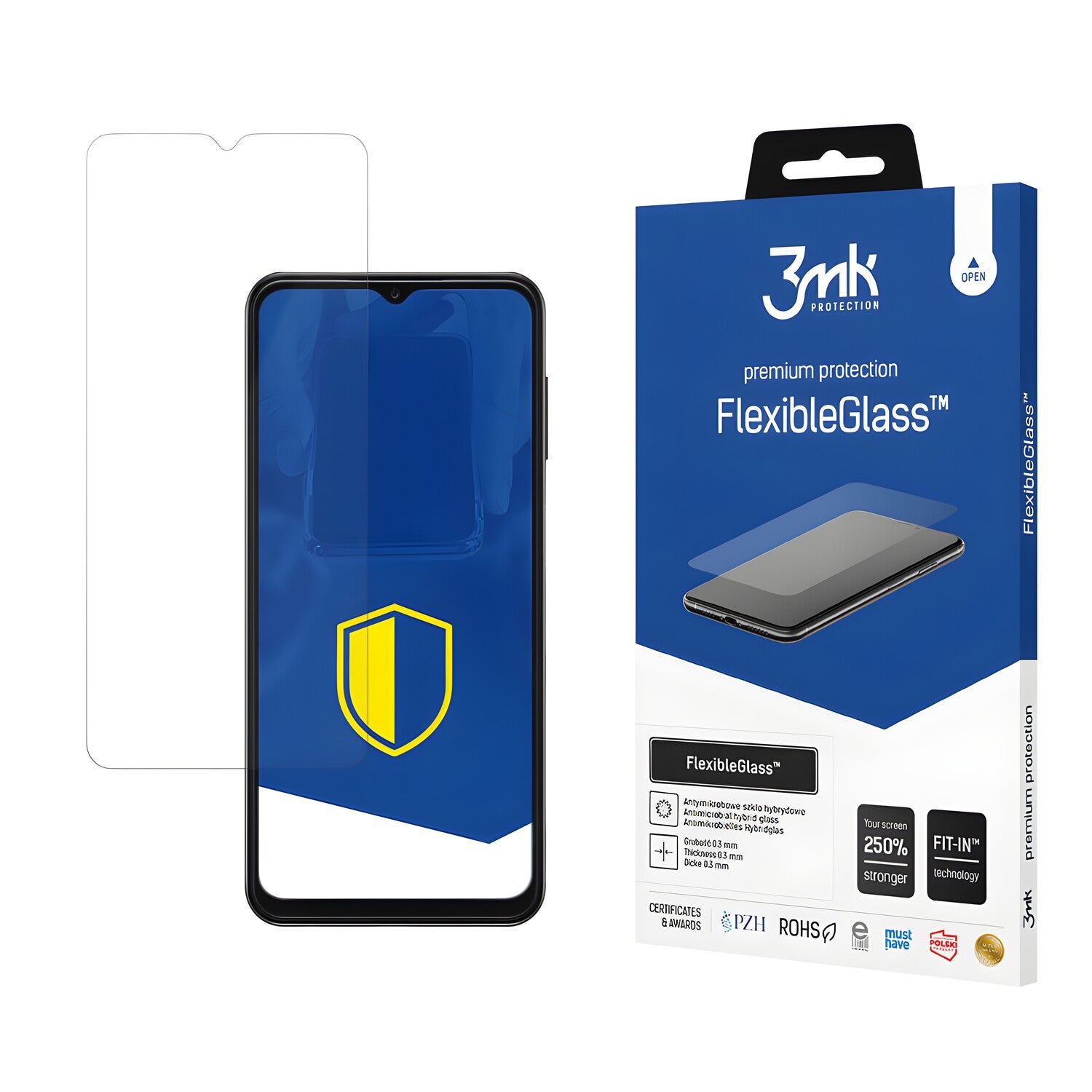 Zaštitno hibridno staklo 3mk FlexibleGlass za Samsung Galaxy A13 - Prozirna KP20814