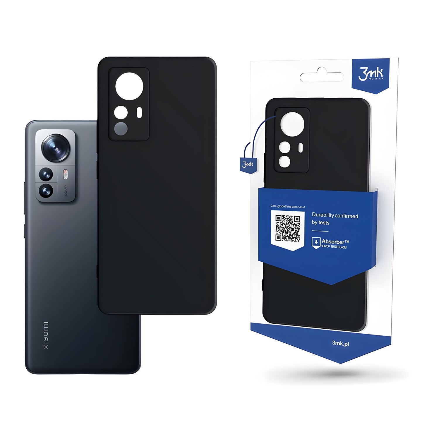 3mk Matt case futrola za Xiaomi 12 Pro - Crna KP20274