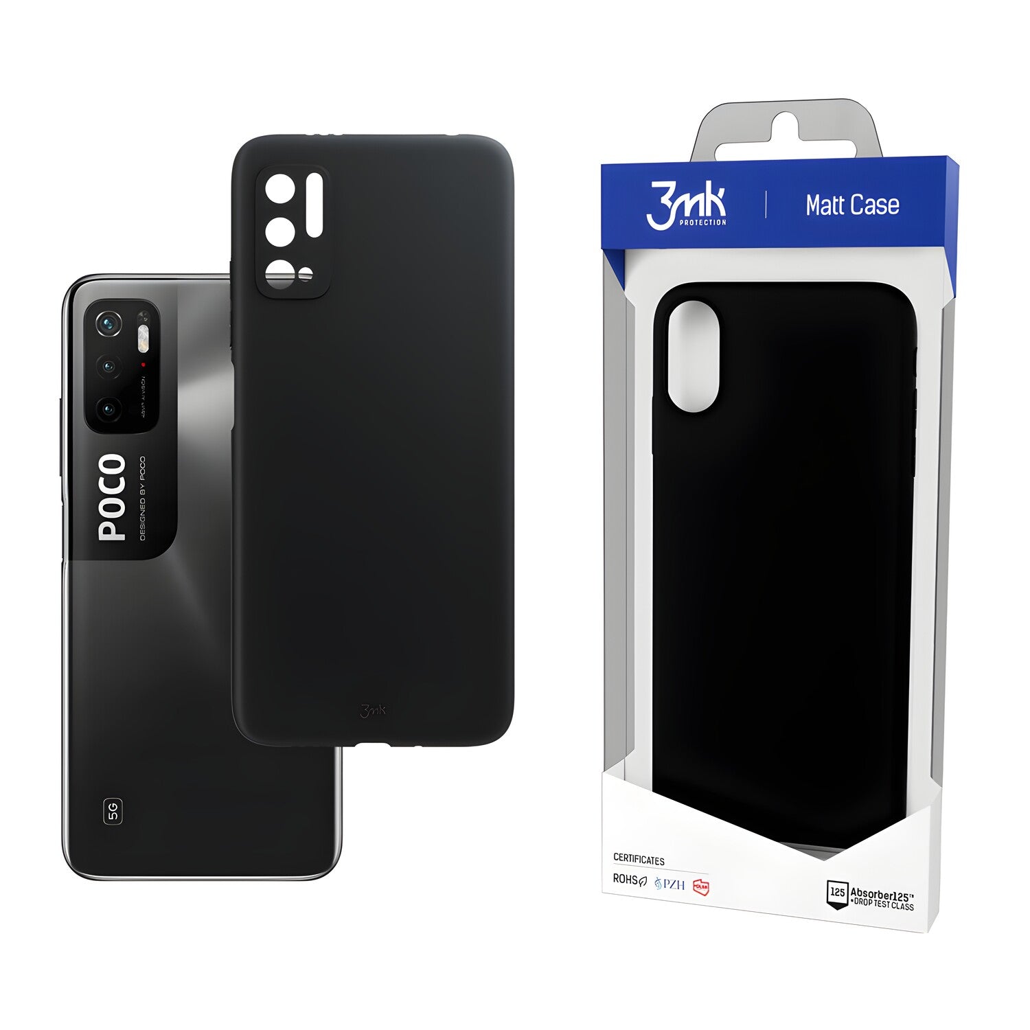 3mk Matt case futrola za Xiaomi Poco M3 Pro - Crna KP20286