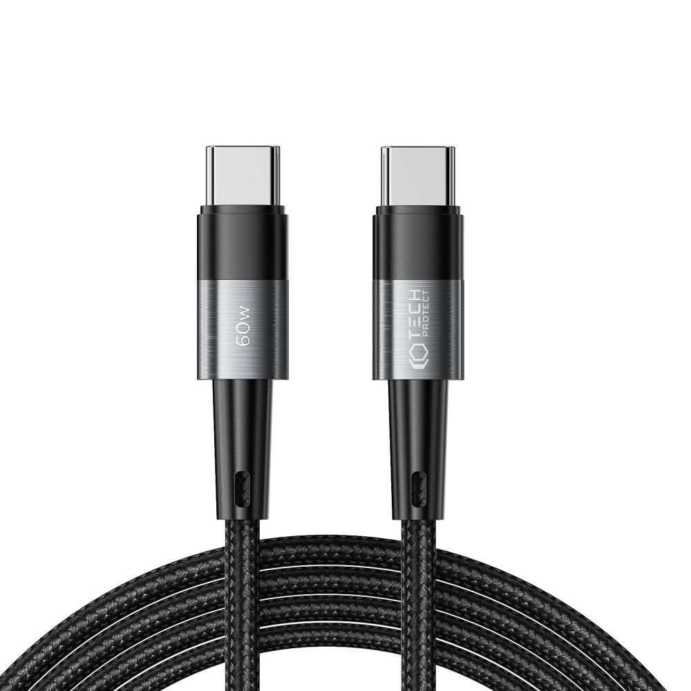 TECH-PROTECT ULTRABOOST TYPE-C- TYPE-C KABEL PD60W/3A 200CM SIVI